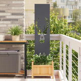 Tuin Privacy Screen Antraciet Koudgewalst Staal Antracietkleurig