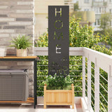 Tuin Privacy Screen Koudgewalst Staal Zwart