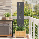Tuin Privacy Screen Antraciet Koudgewalst Staal Antracietkleurig