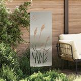 Tuin Privacy Screen Zilver 50 X 140 Cm Gegalvaniseerd Staal