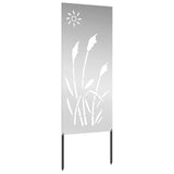 Tuin Privacy Screen Zilver 50 X 140 Cm Gegalvaniseerd Staal