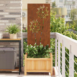 Tuin Privacy Screen Fretwerk Roestig Cortenstaal
