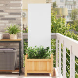 Tuin Privacy Screen Fretwerk Koudgewalst Staal Wit