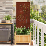 Tuin Privacy Screen Fretwerk Roestig Cortenstaal