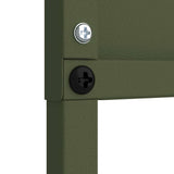 Tuin Privacy Screen Olijfgroen 50 X 140 Cm Koudgewalst Staal