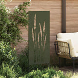 Tuin Privacy Screen Olijfgroen 50 X 140 Cm Koudgewalst Staal