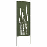 Tuin Privacy Screen Olijfgroen 50 X 140 Cm Koudgewalst Staal