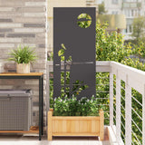 Tuin Privacy Screen Koudgewalst Staal Zwart