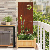 Tuin Privacy Screen Fretwerk Roestig Cortenstaal