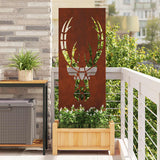 Tuin Privacy Screen Fretwerk Roestig Cortenstaal