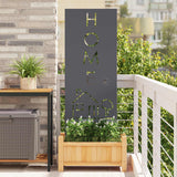 Tuin Privacy Screen Antraciet Koudgewalst Staal Antracietkleurig