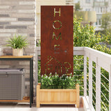 Tuin Privacy Screen Fretwerk Roestig Cortenstaal
