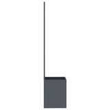 Tuin Privacy Screen 32 X 150 Cm Koudgewalst Staal Antraciet