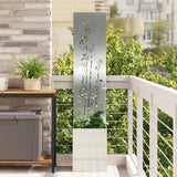 Tuin Privacy Screen Fretwerk Zilver 50 X 32 X 1 Gegalvaniseerd Staal