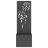Tuin Privacy Screen 50 X 32 X 1 Koudgewalst Staal Zwart