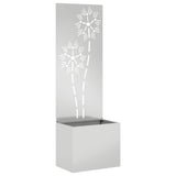 Tuin Privacy Screen Fretwerk Zilver 50 X 32 X 1 Gegalvaniseerd Staal