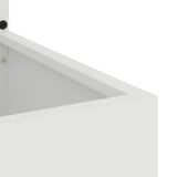 Tuin Privacy Screen 50 X 32 X 1 Koudgewalst Staal Wit