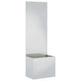 Tuin Privacy Screen Zilver 50 X 32 X 1 Roestvrij Staal
