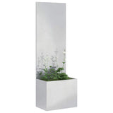 Tuin Privacy Screen Zilver 50 X 32 X 1 Roestvrij Staal