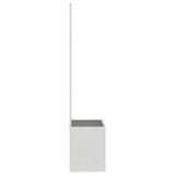 Tuin Privacy Screen Zilver 50 X 32 X 1 Roestvrij Staal