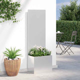 Tuin Privacy Screen Fretwerk Zilver 50 X 32 X 1 Gegalvaniseerd Staal