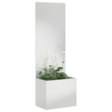 Tuin Privacy Screen Fretwerk Zilver 50 X 32 X 1 Gegalvaniseerd Staal