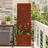 Tuin Privacy Screen Roestig 50 X 32 X 1 Cortenstaal