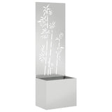 Tuin Privacy Screen Fretwerk Zilver 50 X 32 X 1 Gegalvaniseerd Staal