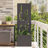 Tuin Privacy Screen 50 X 32 X 1 Koudgewalst Staal Zwart