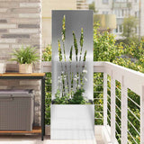 Tuin Privacy Screen Fretwerk Zilver 50 X 32 X 1 Gegalvaniseerd Staal