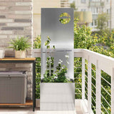 Tuin Privacy Screen Fretwerk Zilver 50 X 32 X 1 Gegalvaniseerd Staal