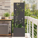 Tuin Privacy Screen Zwart 50 X 32 X 150 Cm Koudgewalst Staal Cortenstaal