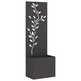 Tuin Privacy Screen Zwart 50 X 32 X 150 Cm Koudgewalst Staal Cortenstaal
