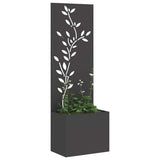 Tuin Privacy Screen Zwart 50 X 32 X 150 Cm Koudgewalst Staal Cortenstaal