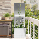Tuin Privacy Screen Fretwerk Zilver 50 X 32 X 1 Gegalvaniseerd Staal