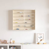 Houten Verzamelvitrine Met Deuren 100X8,5X37 Cm