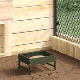 Kippen Voederbak 80 X 28 X 13.5 Cm Koudgewalst Staal