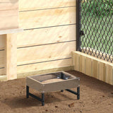 Kippen Voederbak 80 X 28 X 13.5 Cm Koudgewalst Staal