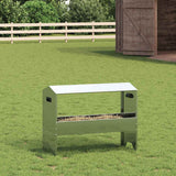 Voederbak Voor Vee Olijf Groen 79 X 35 X 62 Cm