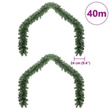 Kerstkrans 2 Pcs Groen 20 M Pvc