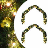 Kerstkrans 2 Pcs Groen 20 M Pvc