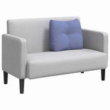Rugkussen Stof Jeans Blauw