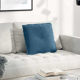 Rugkussen Cordstof Blauw