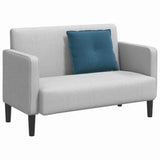Rugkussen Cordstof Blauw