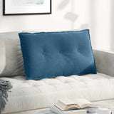 Rugkussen Cordstof Blauw