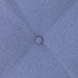Rugkussen Stof Jeans Blauw