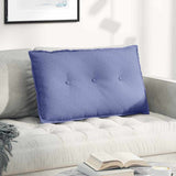 Rugkussen Stof Jeans Blauw