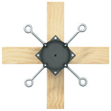 Kerstboomstandaard 50 X 50 X 16 Cm Massief Grenenhout