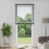 Jaloezie 150 X 40 Cm 25 Mm Pvc Zilvergrijs