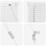 Jaloezie 150 X 40 Cm 25 Mm Pvc Wit